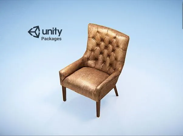 PBR Game 3D Models - Hayes Tufted Leather