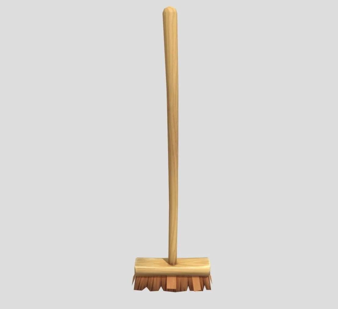 PBR Game 3D Models - Hello Neighbor Broom