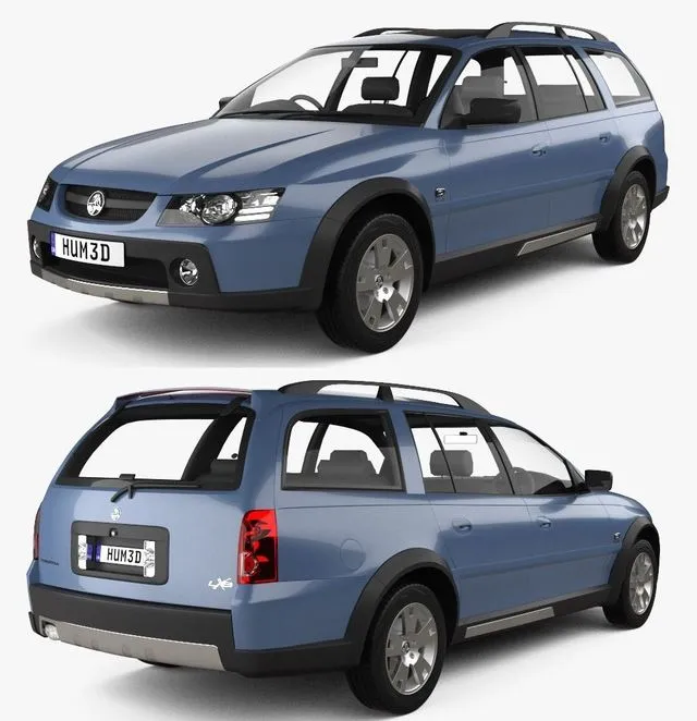 PBR Game 3D Models - Holden Adventra LX6 (VZ) 2005