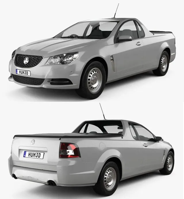PBR Game 3D Models - Holden Commodore Evoke ute 2013