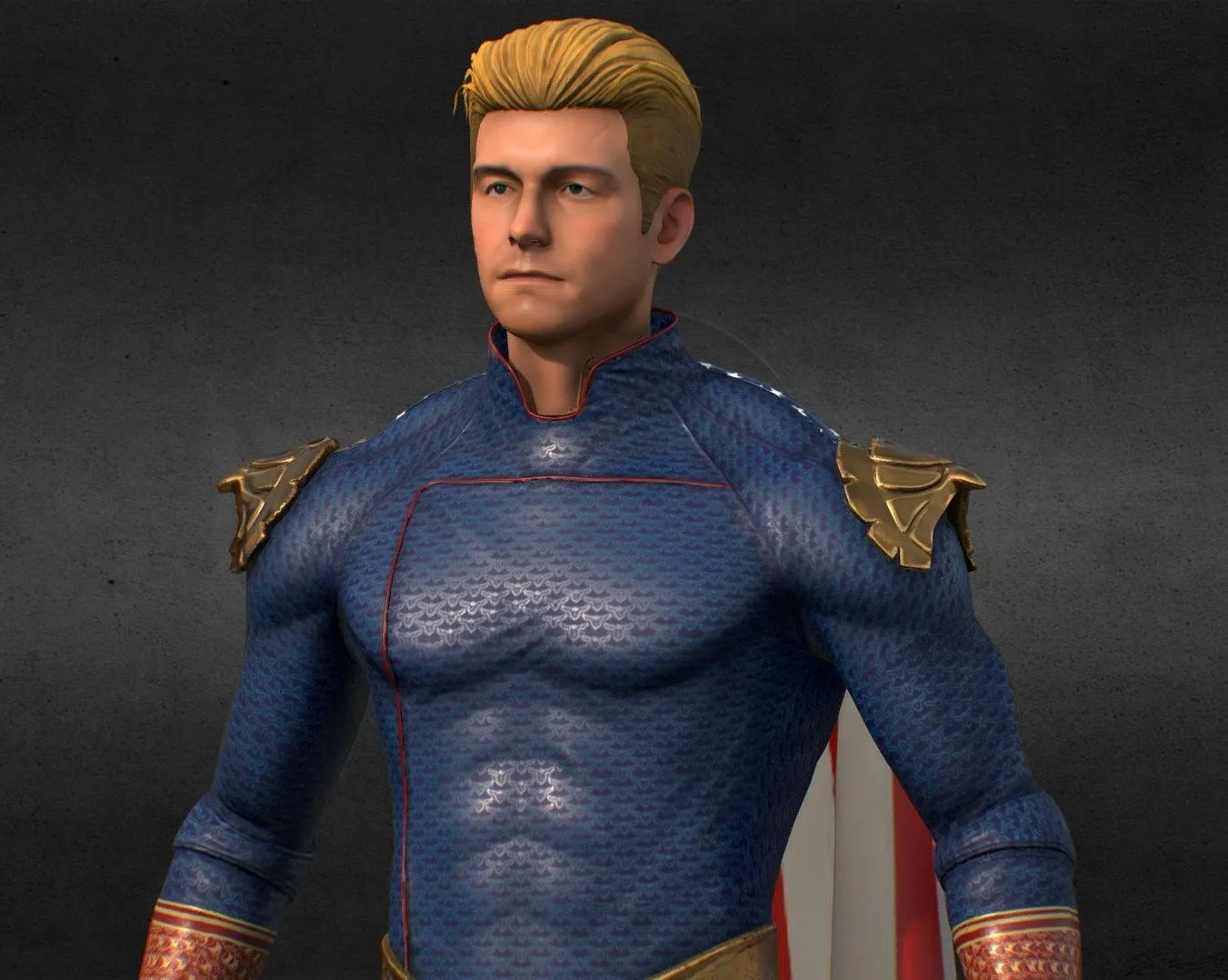 PBR Game 3D Models - Homelander The Boys