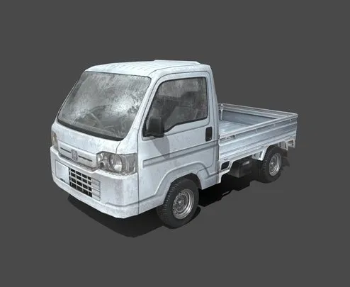 PBR Game 3D Models - Honda Acty (Vamos) Truck 2012
