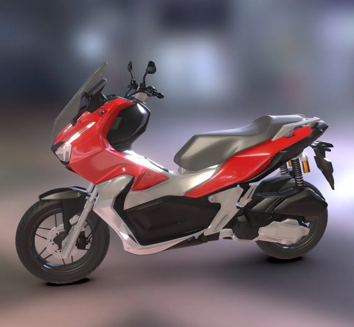 PBR Game 3D Models - Honda Adv150