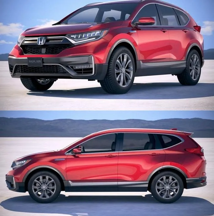 PBR Game 3D Models - Honda CR-V 2020