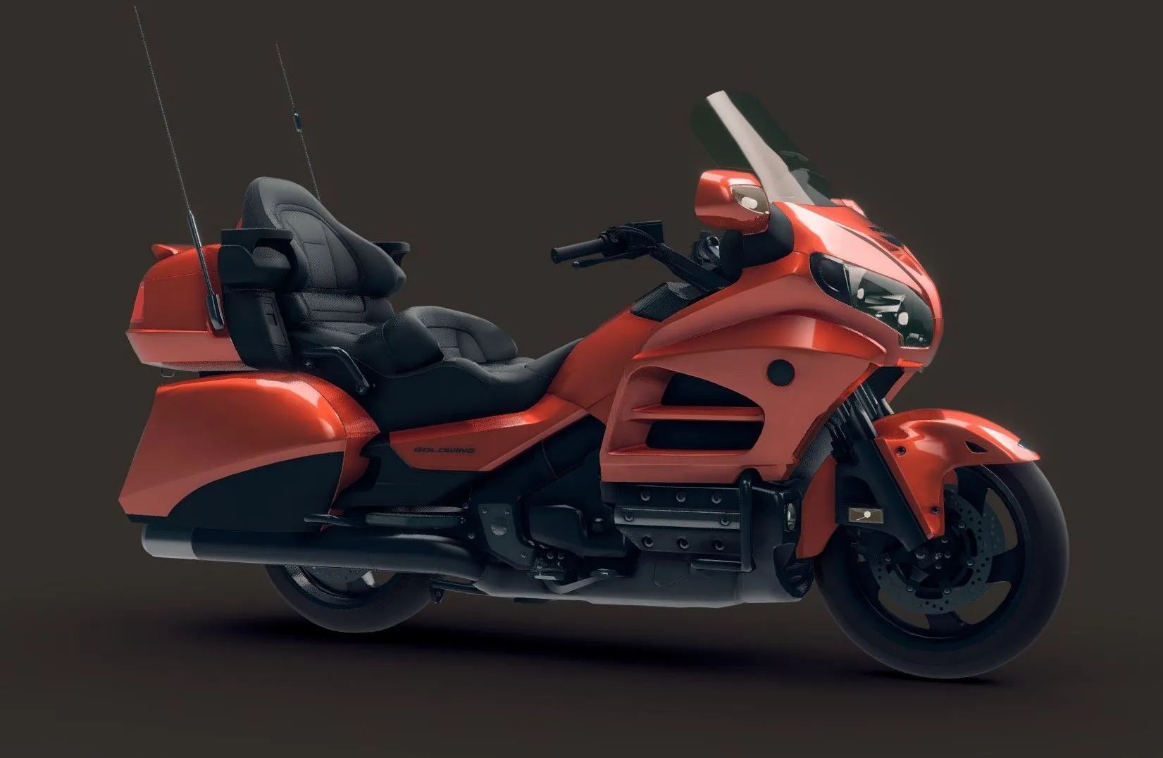 PBR Game 3D Models - Honda Gold Wing