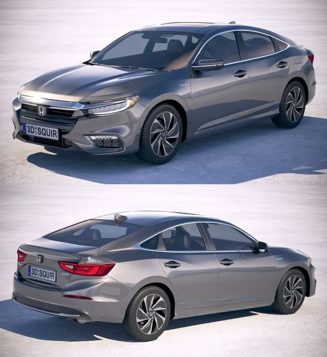 PBR Game 3D Models - Honda Insight 2019