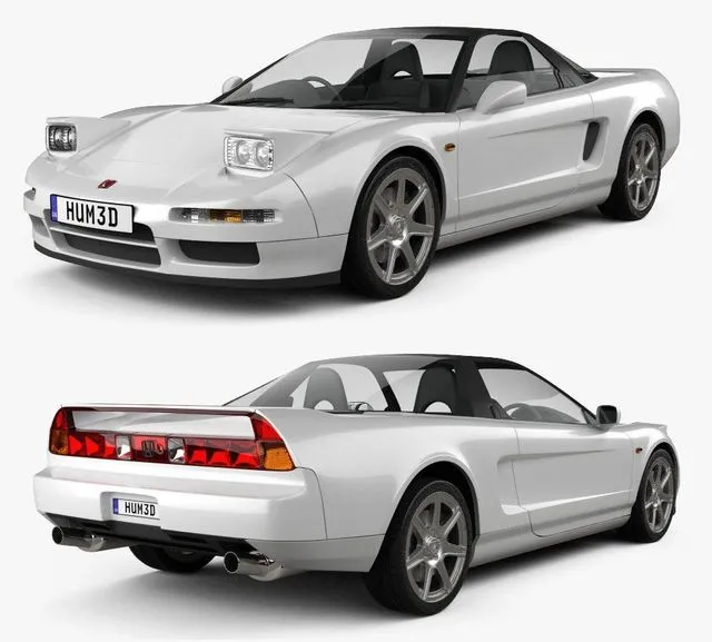 PBR Game 3D Models - Honda NSX Type-R 1992