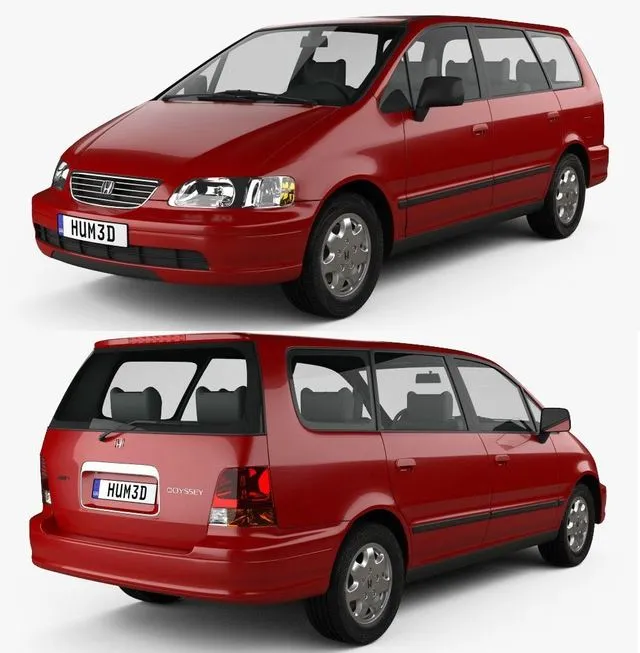 PBR Game 3D Models - Honda Odyssey (RA1) 1994