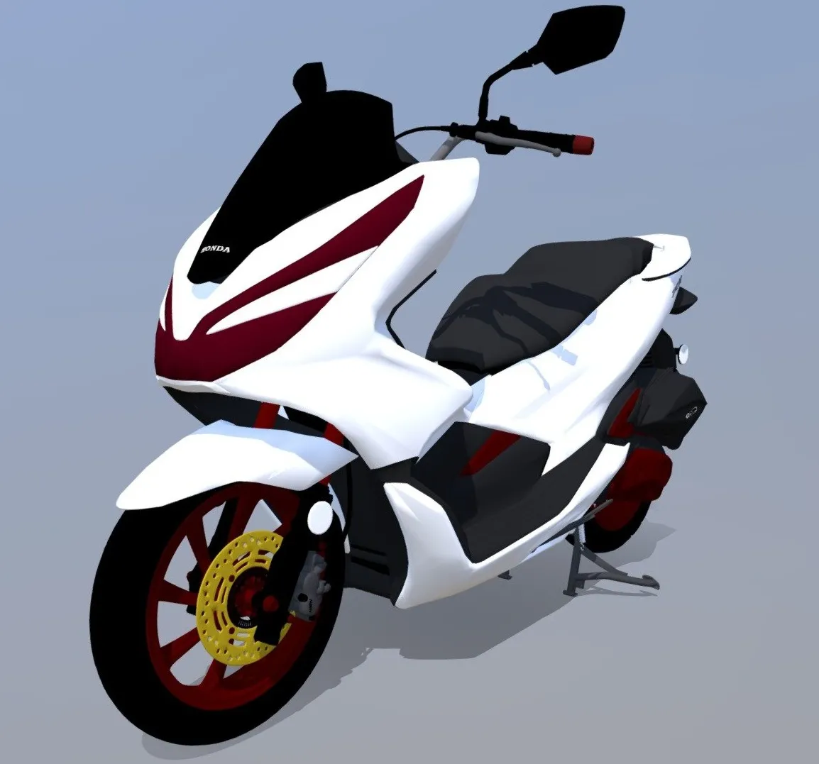PBR Game 3D Models - Honda Pcx 150