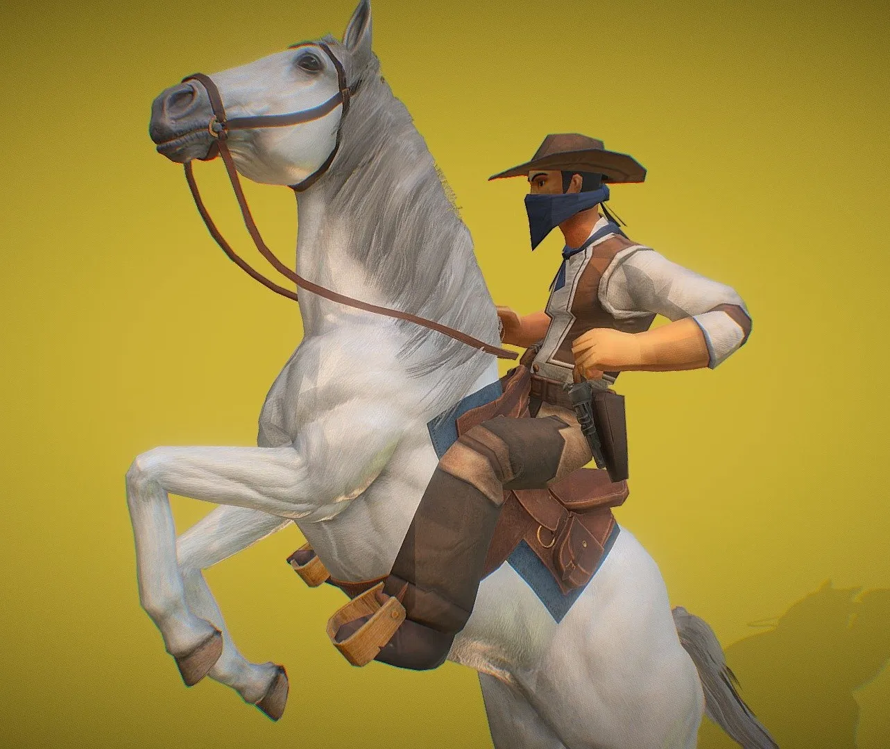 PBR Game 3D Models - Horse Animset Pro Animations