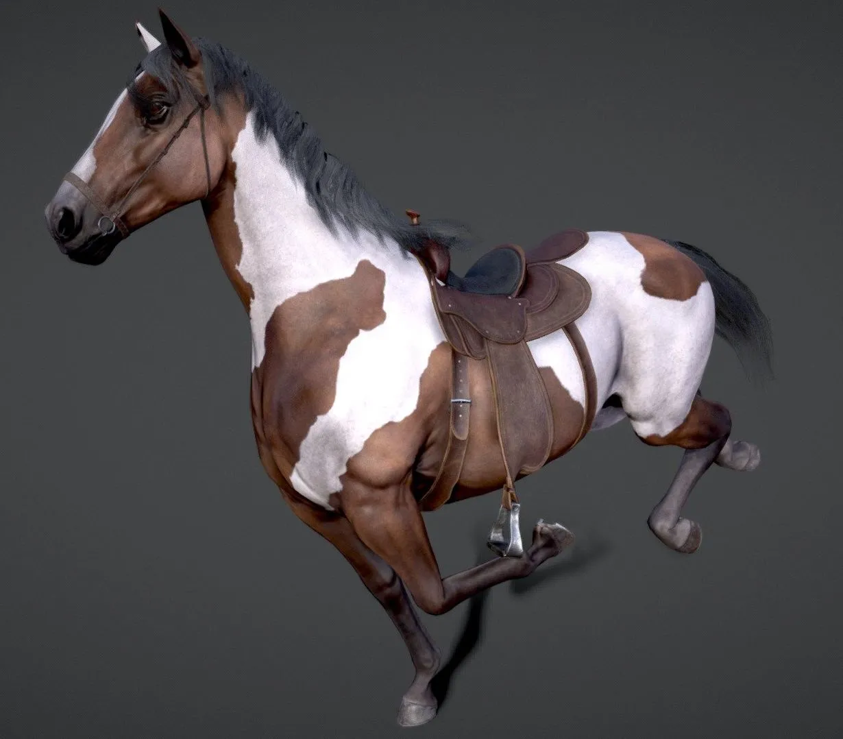 PBR Game 3D Models - Horsestallion Game Ready