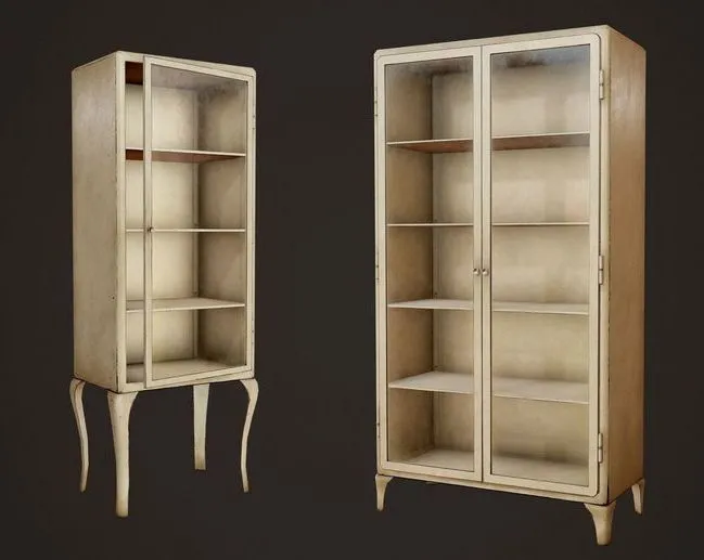 PBR Game 3D Models - Hospital Cabinets