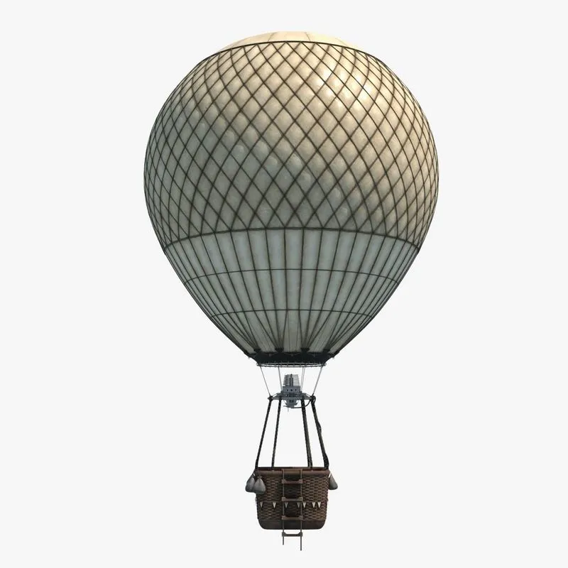 PBR Game 3D Models - Hot Air Balloon