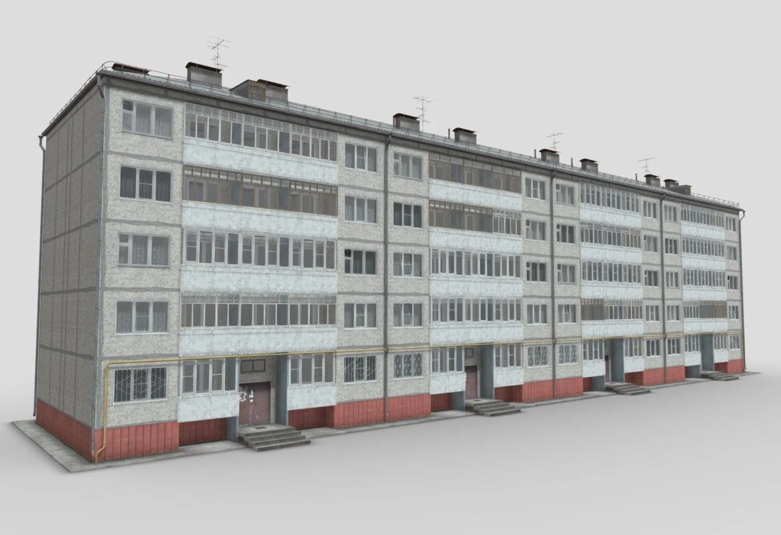 PBR Game 3D Models - House 111 121