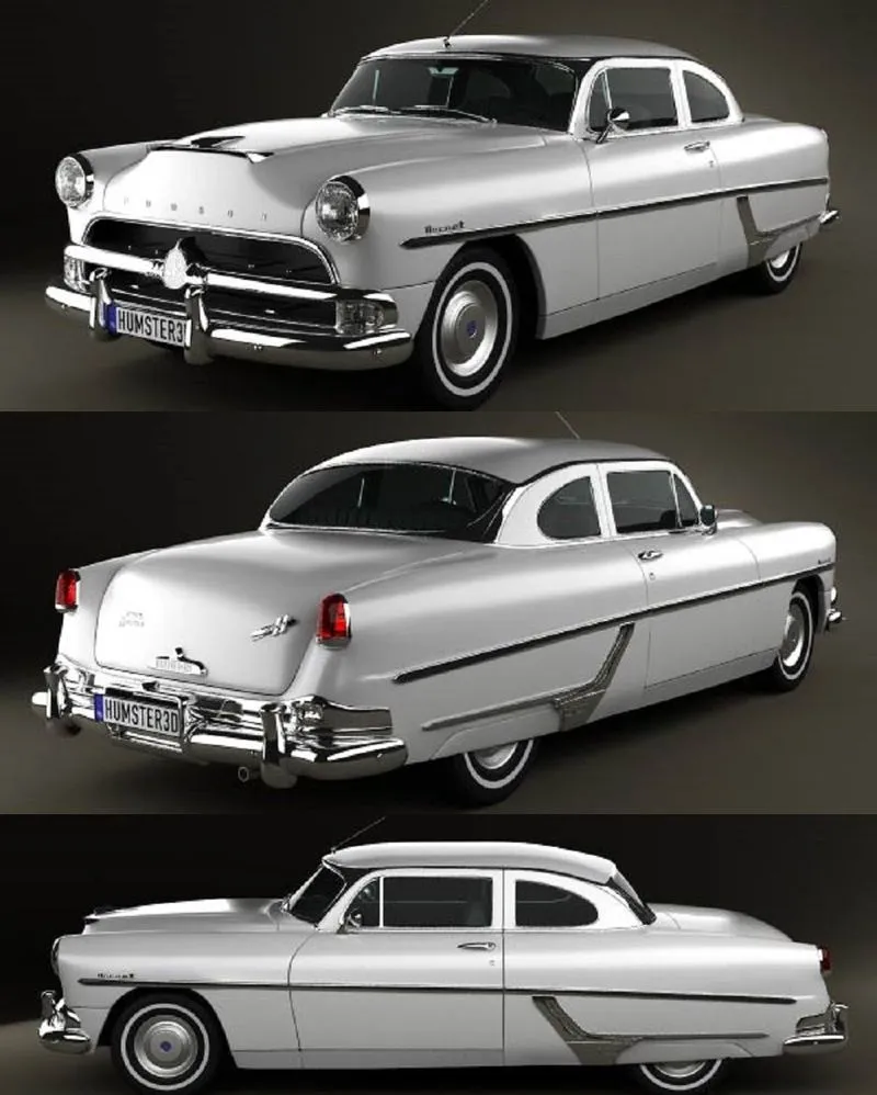 PBR Game 3D Models - Hudson Hornet 2-door 1954