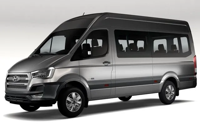 PBR Game 3D Models - Hyundai H350 Passenger Van 2014