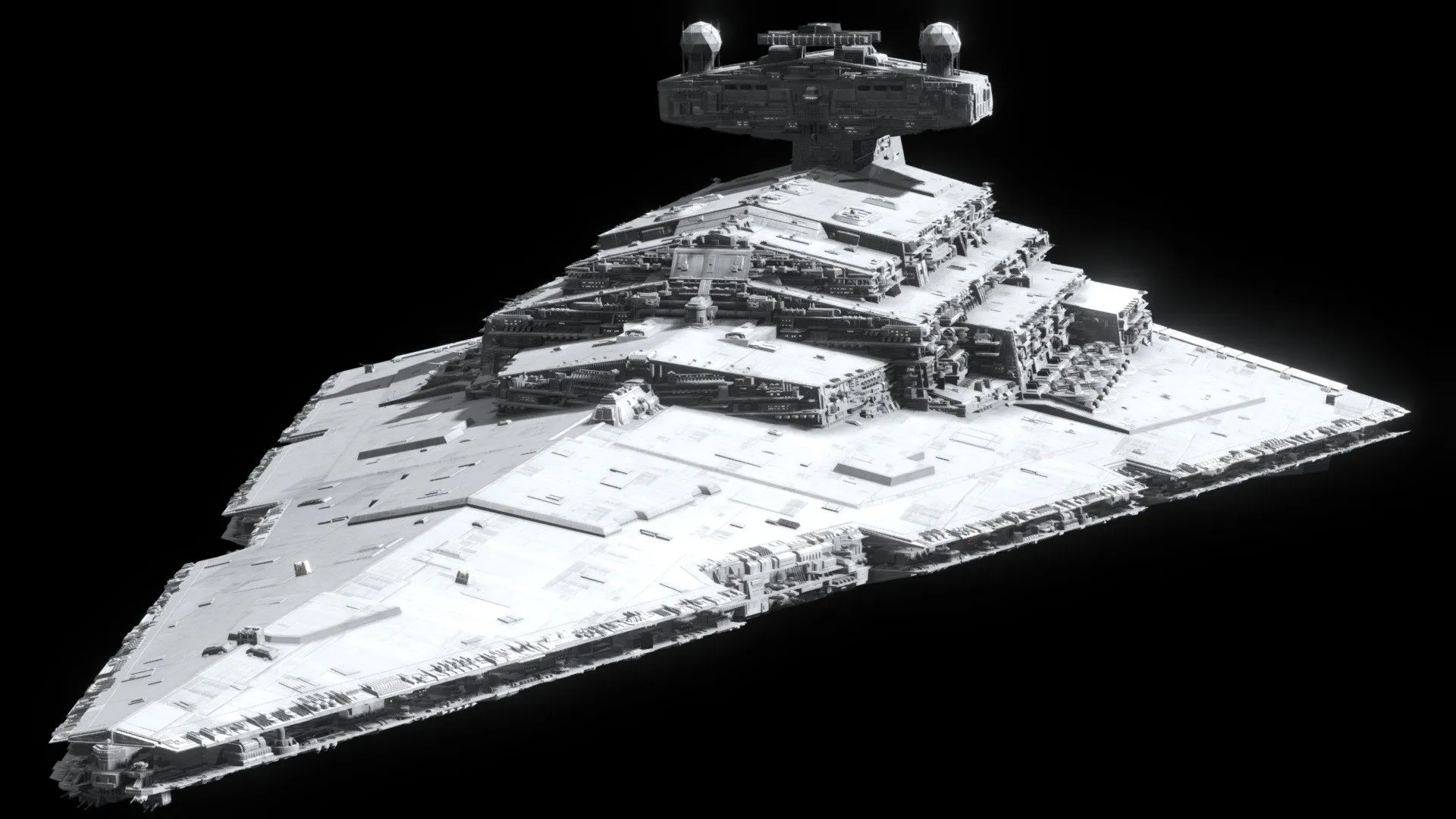 PBR Game 3D Models – Imperial Ii Class Star Destroyer Star Wars