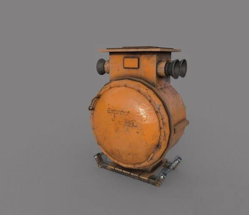PBR Game 3D Models - Industrial Electrical Equipment