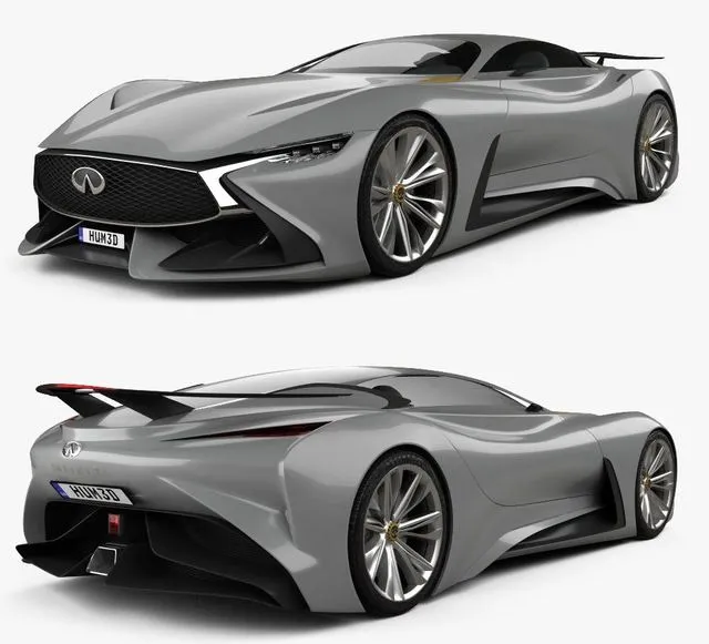 PBR Game 3D Models - Infiniti Vision Gran Turismo Concept 2014