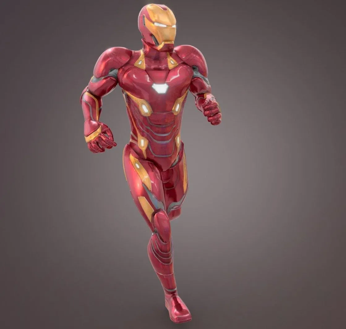 PBR Game 3D Models - Iron Man Endgame