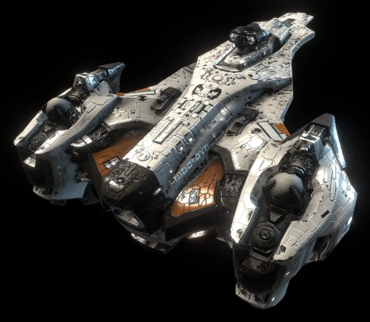 PBR Game 3D Models - Ishtar Defence Type Mothership