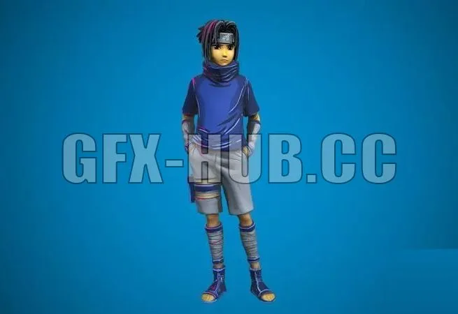 PBR Game 3D Models - Itachi