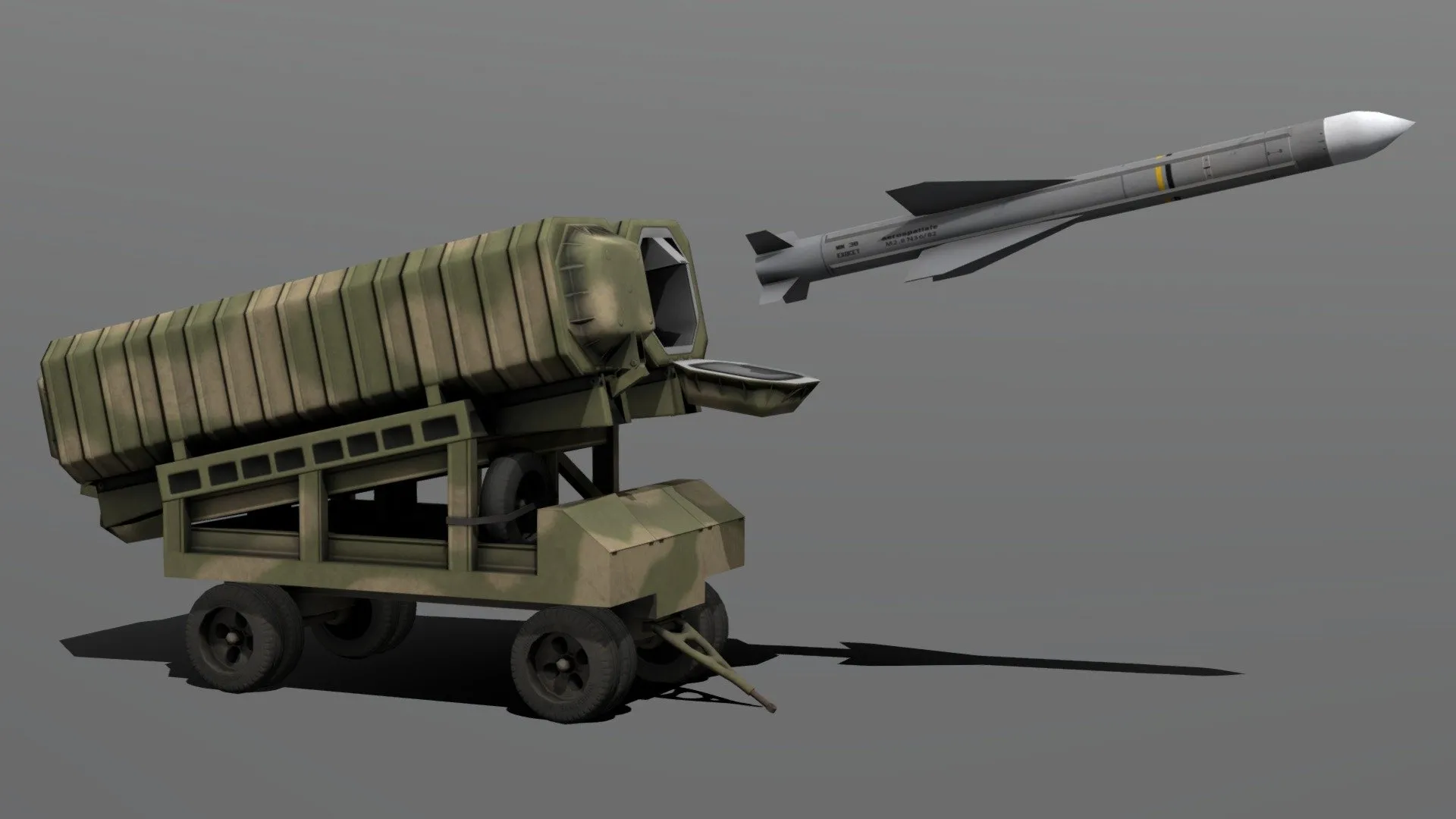 PBR Game 3D Models - Itb Mm38 Excoet Trailer