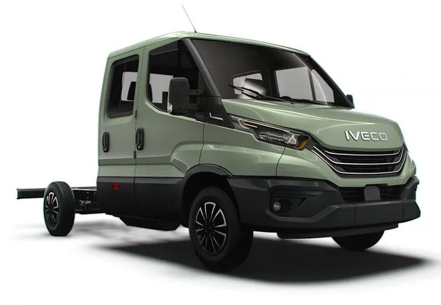 PBR Game 3D Models - Iveco Daily Crew Cab L2 Chassis 2024