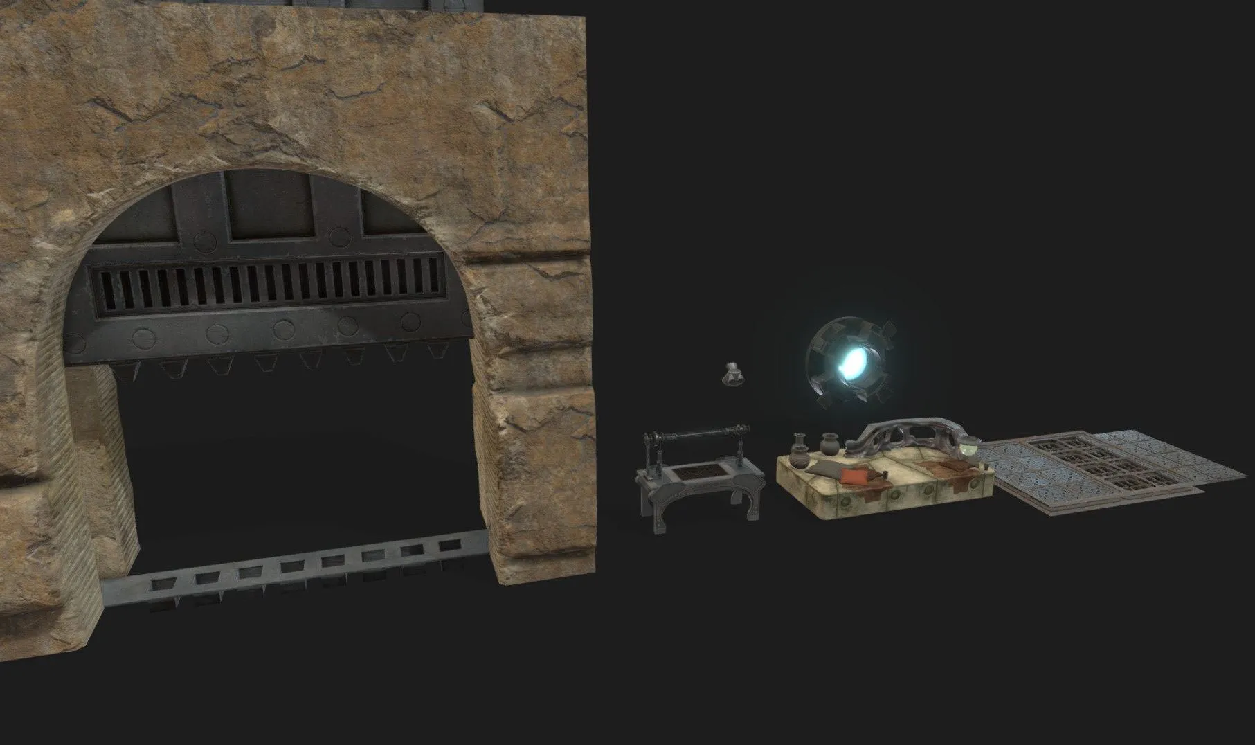 PBR Game 3D Models - Jabbaspalace Variousmeshes