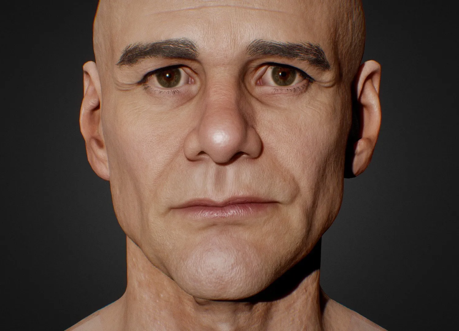 PBR Game 3D Models - Jim Carrey 3D Model