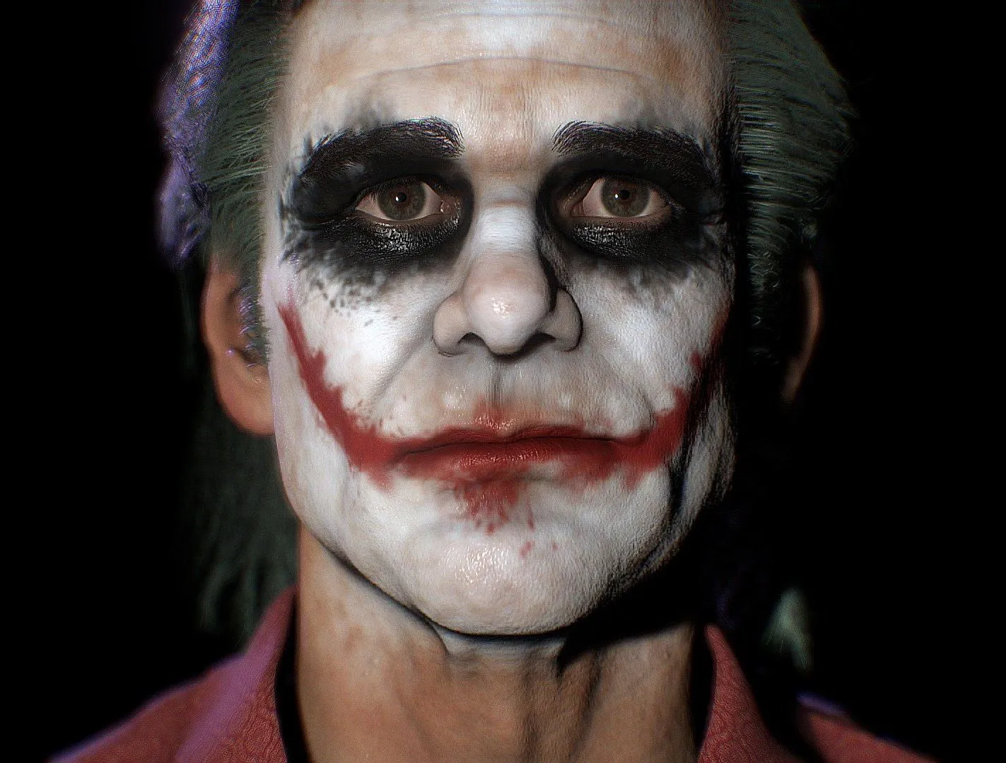 PBR Game 3D Models - Jim Carrey As Joker 3D Model