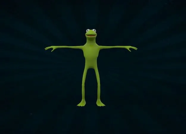 PBR Game 3D Models - Kermit