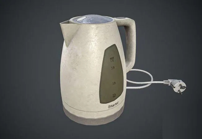 PBR Game 3D Models - Kettle Low-poly