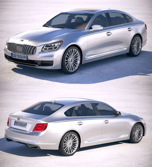 PBR Game 3D Models - Kia K900 2019