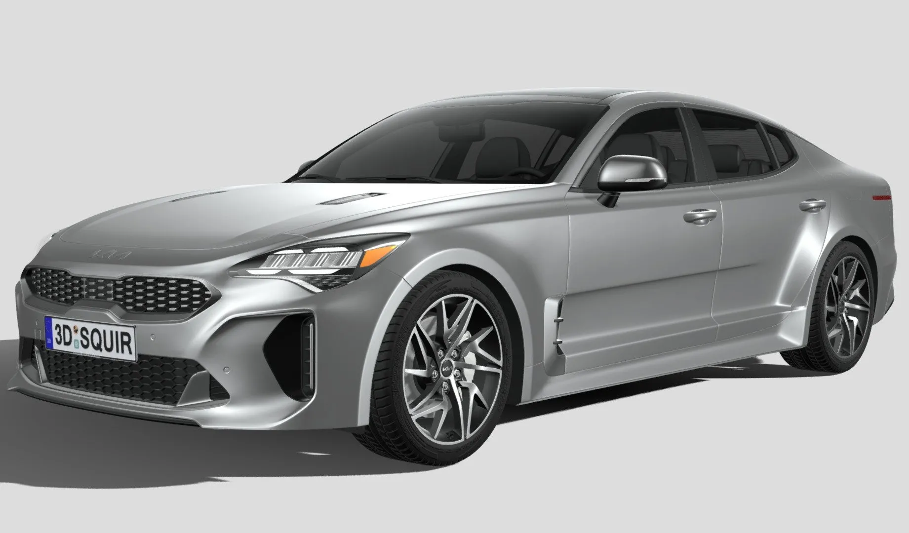 PBR Game 3D Models - Kia Stinger Gt Line 2022