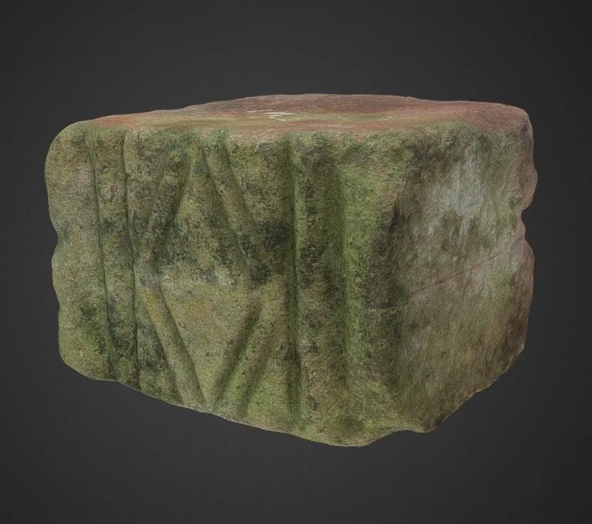 PBR Game 3D Models - Killeigh Lozenge Arch Frag