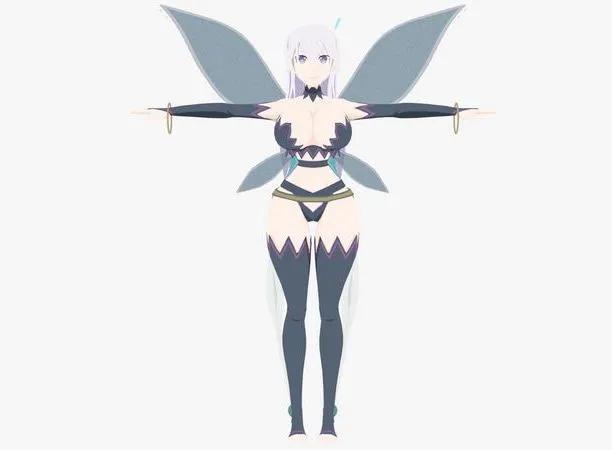 PBR Game 3D Models - Kisaragi – Kyuukyoku Shinka shita Full Dive RPG