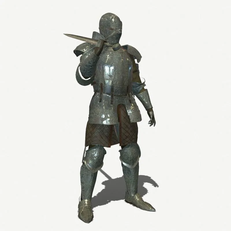 PBR Game 3D Models - Knight Plate Armour