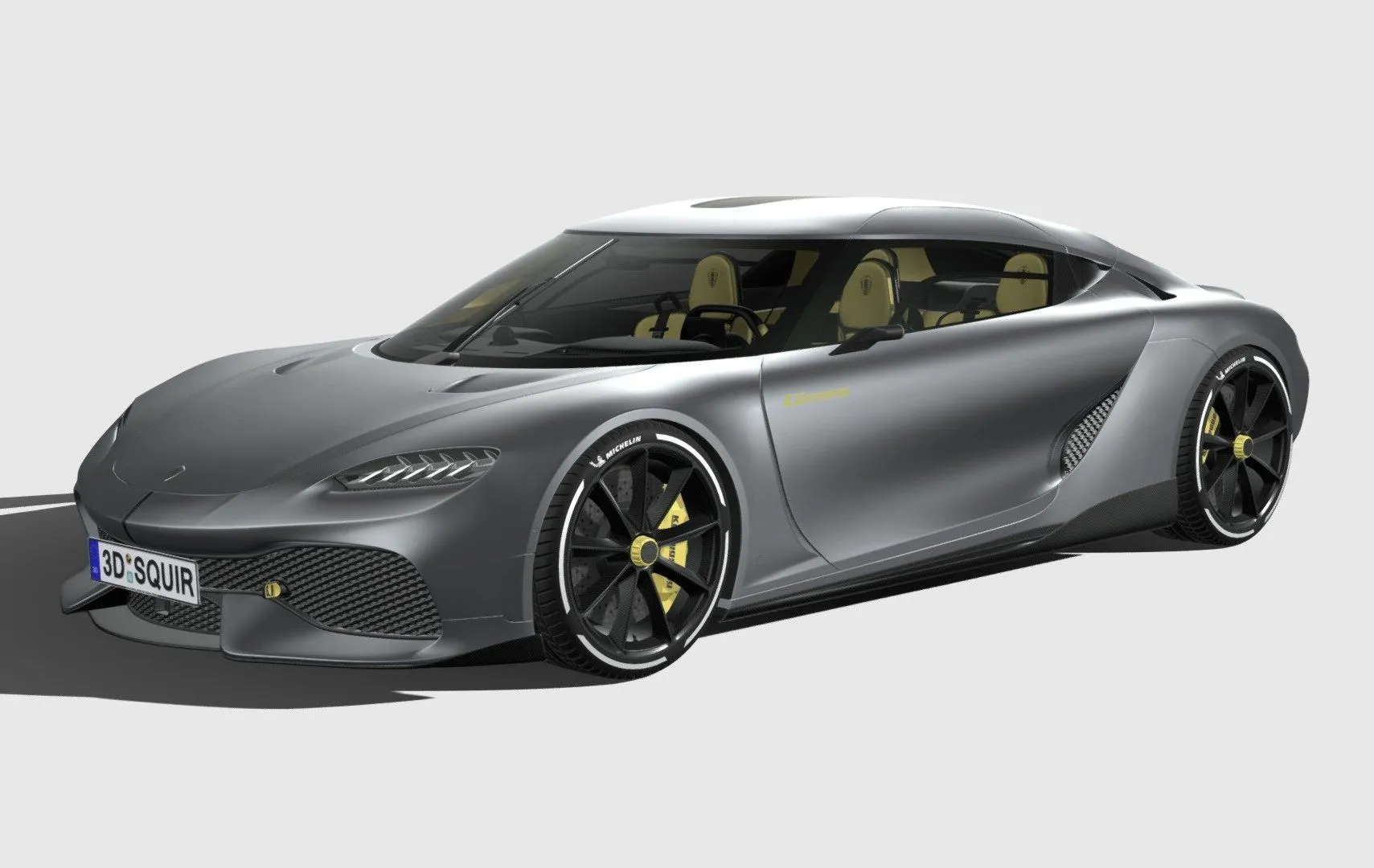 PBR Game 3D Models - Koenigsegg Gemera 2021