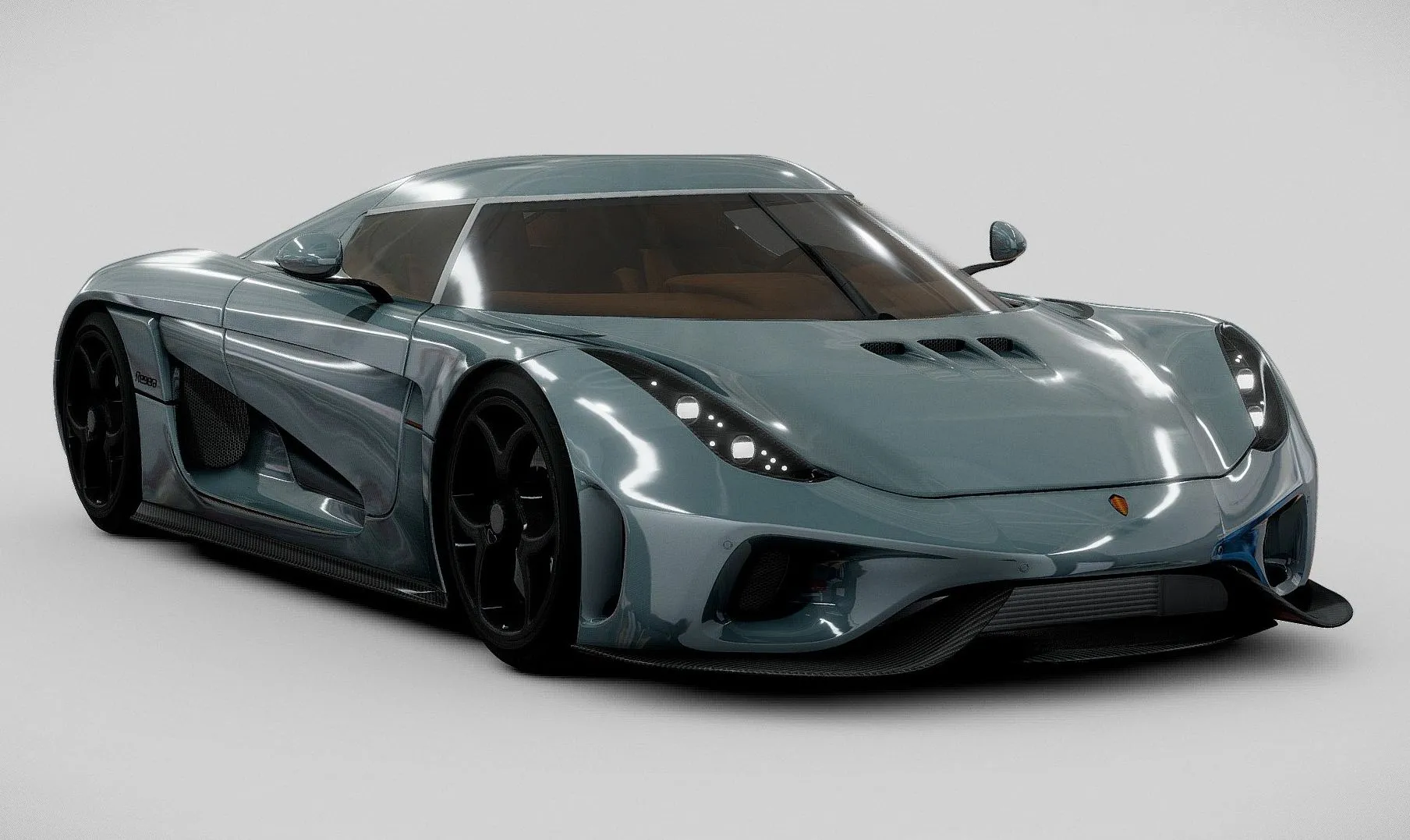 PBR Game 3D Models - Koenigsegg Regera 2017