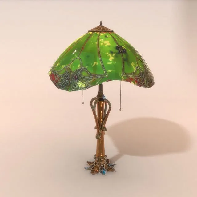 PBR Game 3D Models - Lamp old