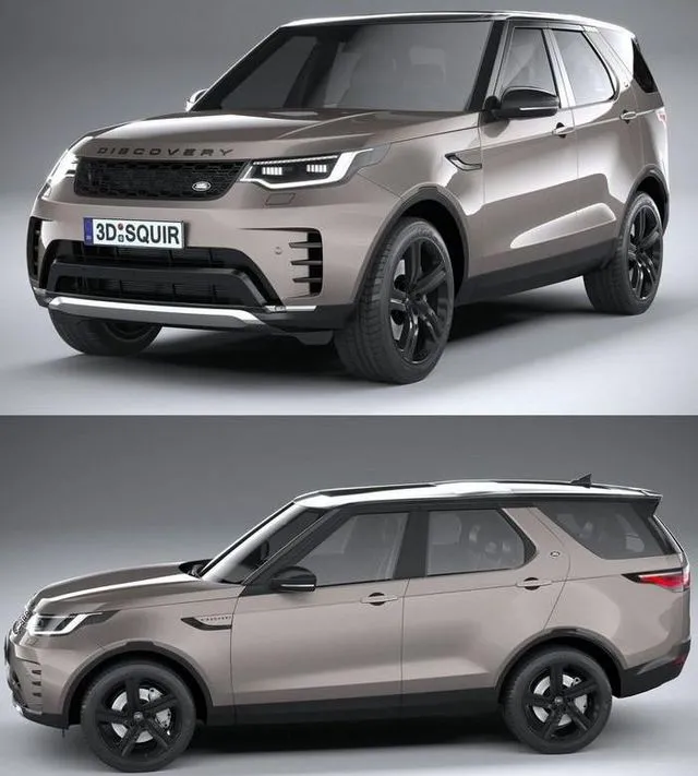 PBR Game 3D Models - Land Rover Discovery 2021