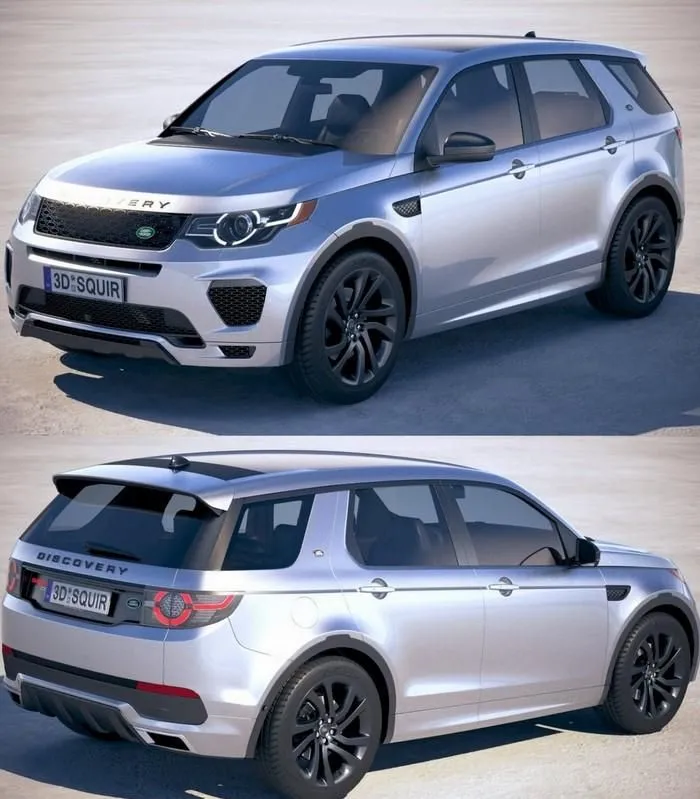 PBR Game 3D Models - Land Rover Discovery Sport HSE 2019