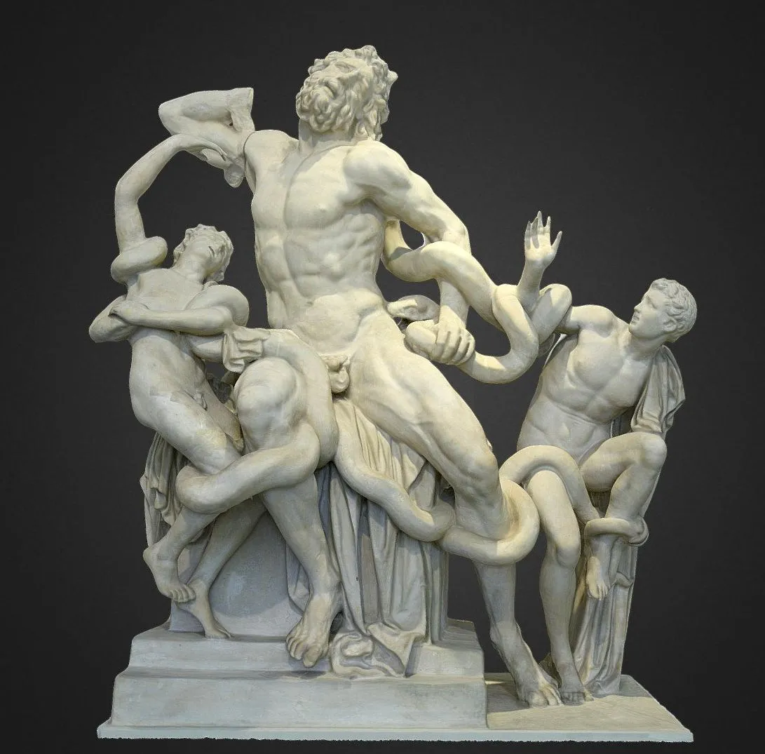 PBR Game 3D Models - Laokoon