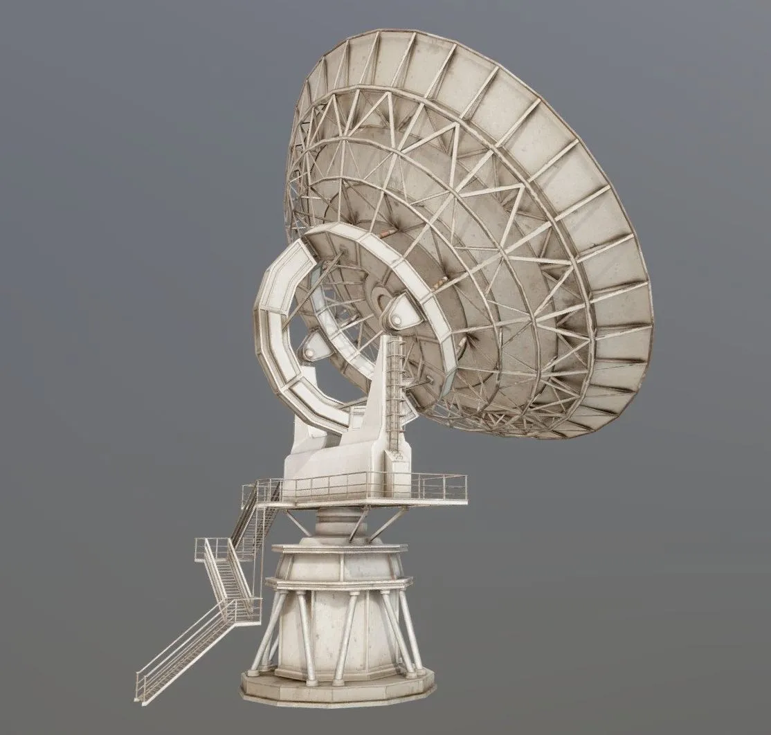 PBR Game 3D Models - Large Array Radio Telescope Pbr