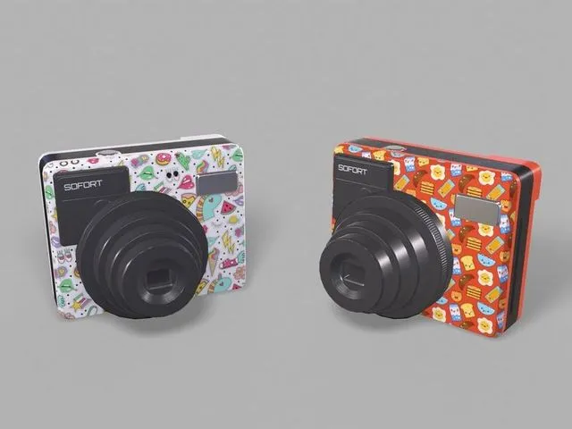 PBR Game 3D Models - Leica Sofort Instant Film Camera