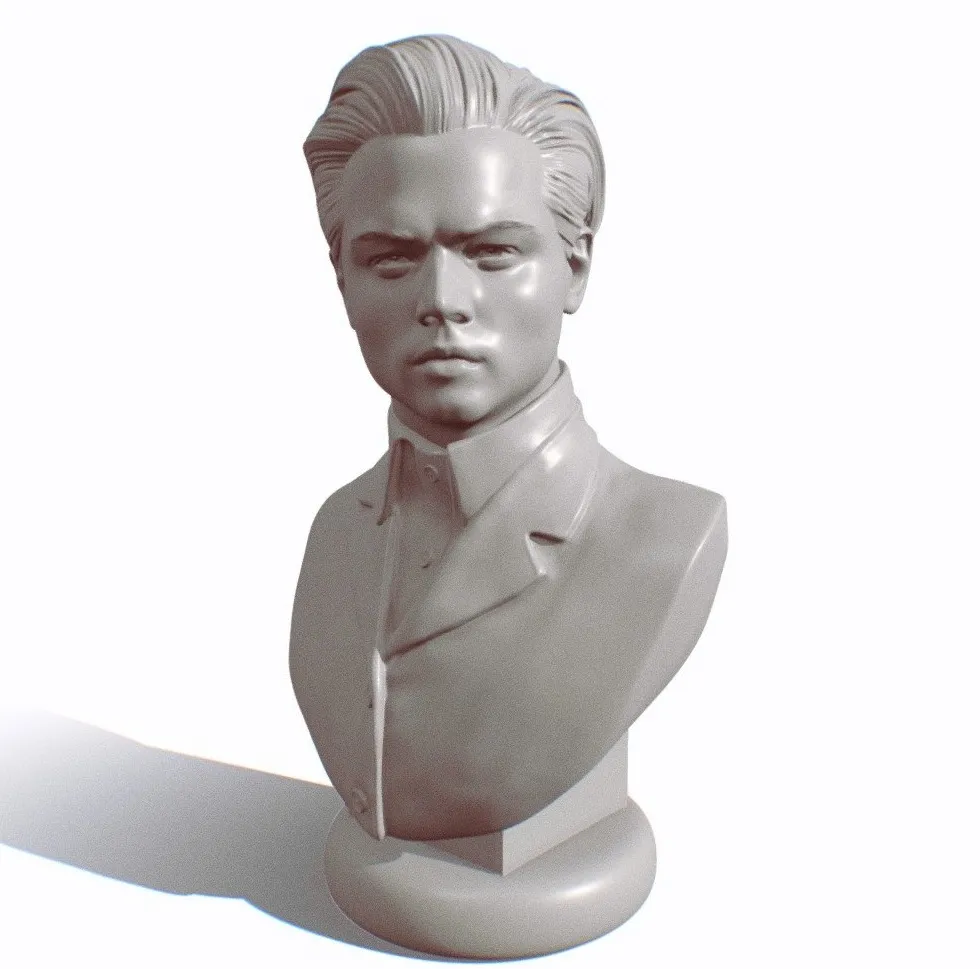 PBR Game 3D Models - Leonardo Dicaprio 1995 Year