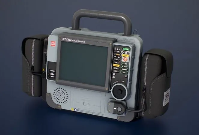 PBR Game 3D Models - LIFEPAK 15 Defibrillator