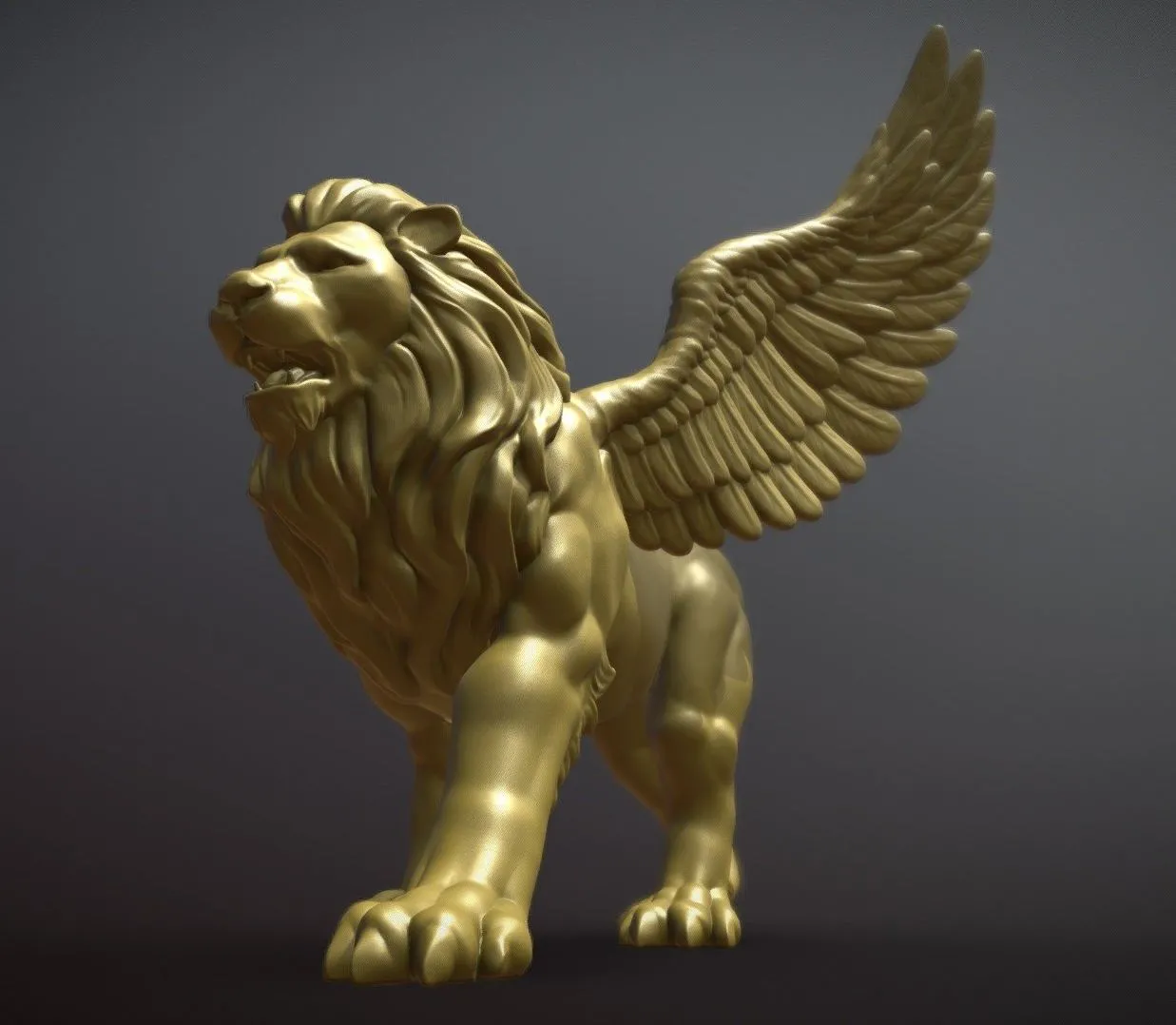 PBR Game 3D Models - Lion With Wings