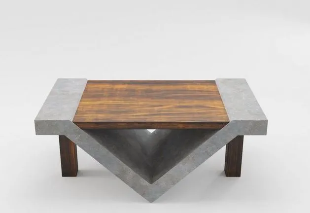 PBR Game 3D Models - Loft Beton Table